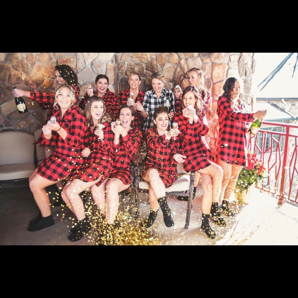 Buffalo Plaid Pajama Shirt